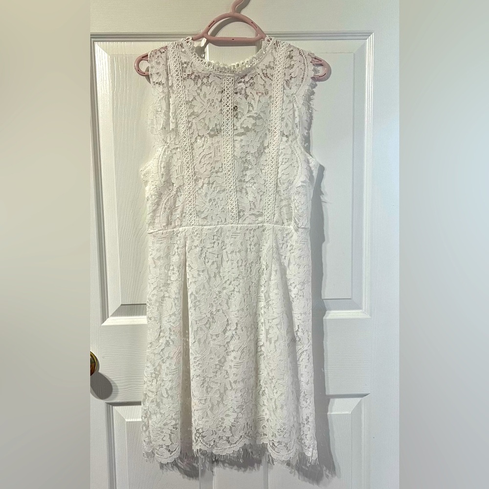 Blue Pepper brand white dress